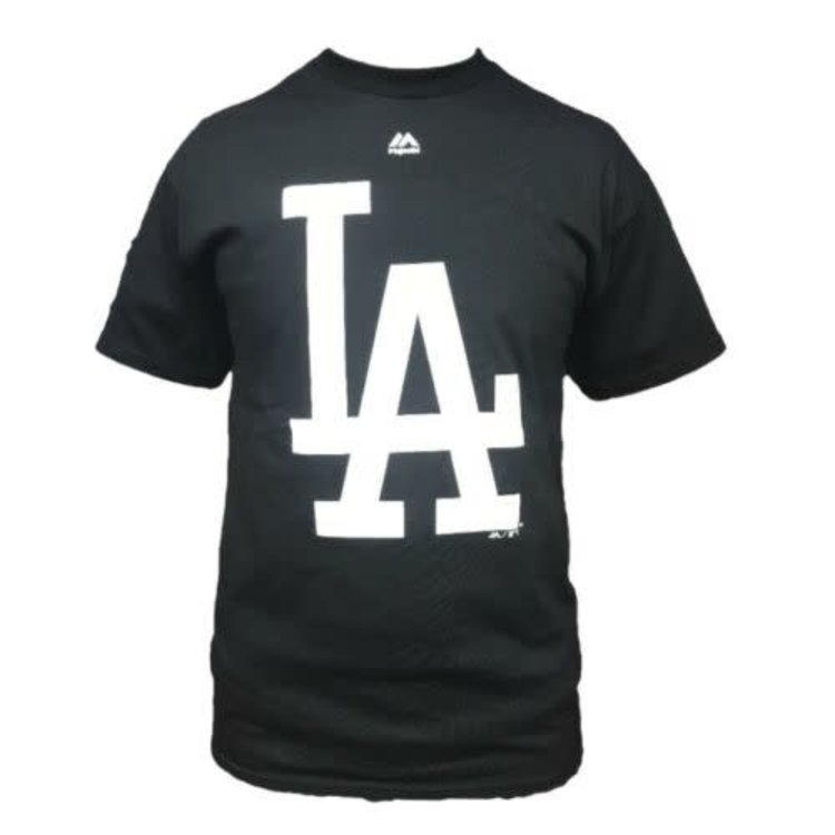 Majestic LA Dodgers M Official Logo Black
