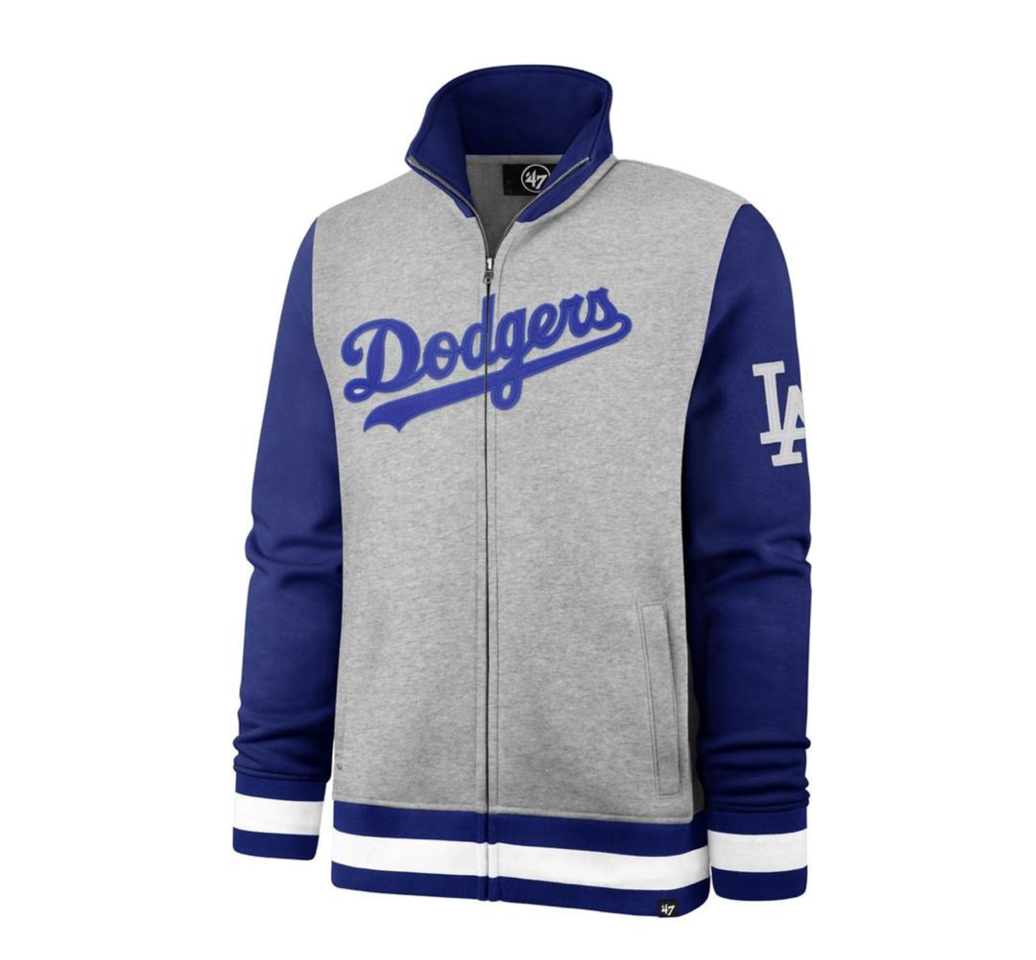 47 Brand LA Dodgers M '47 Slate Grey Iconic Track Jacket