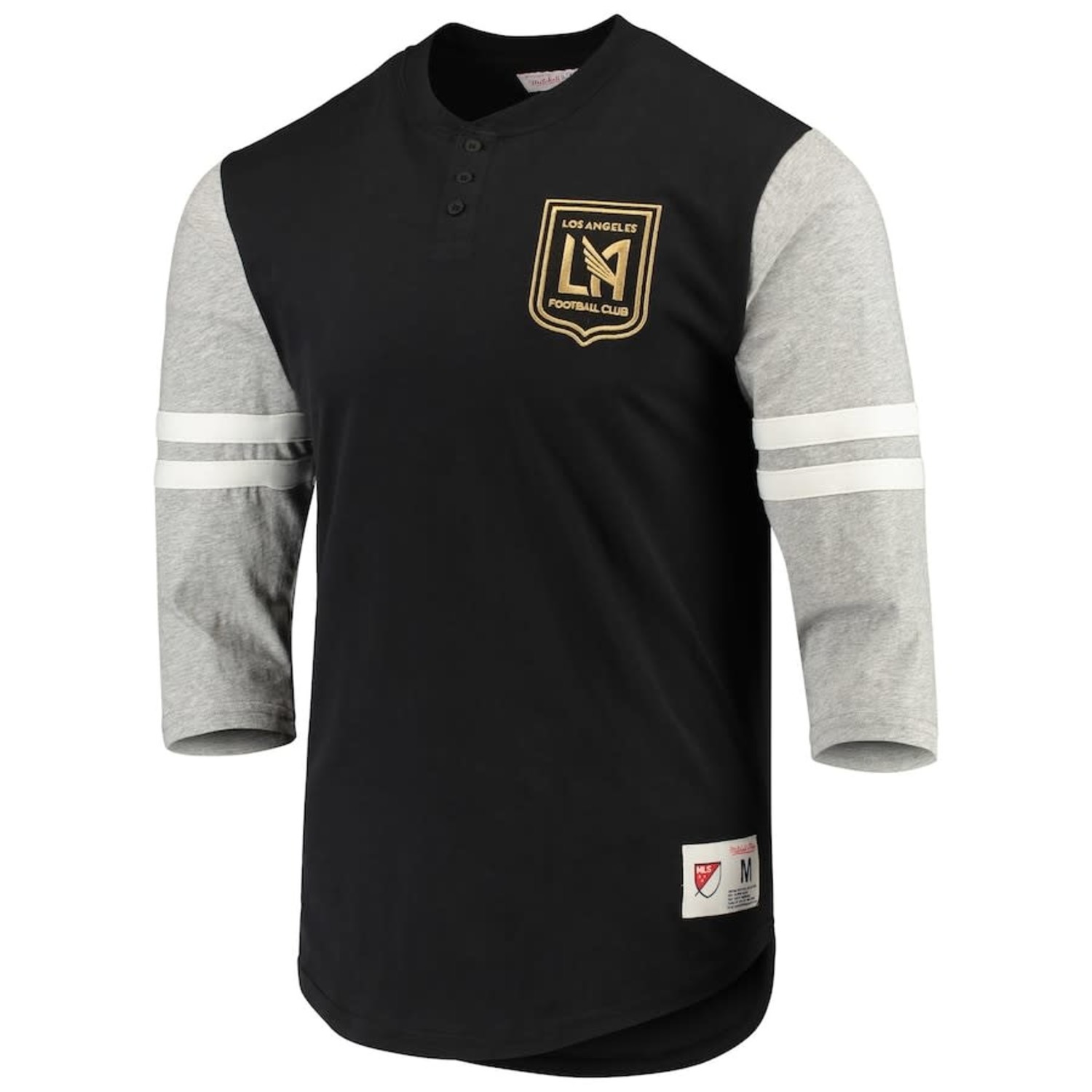 LAFC Mitchell \u0026 Ness 19 3-Button Henley 