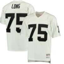 Mitchell and Ness NFL Los Angeles Raiders Men's Mitchell & Ness 1988 Howie Long #75 Jersey White