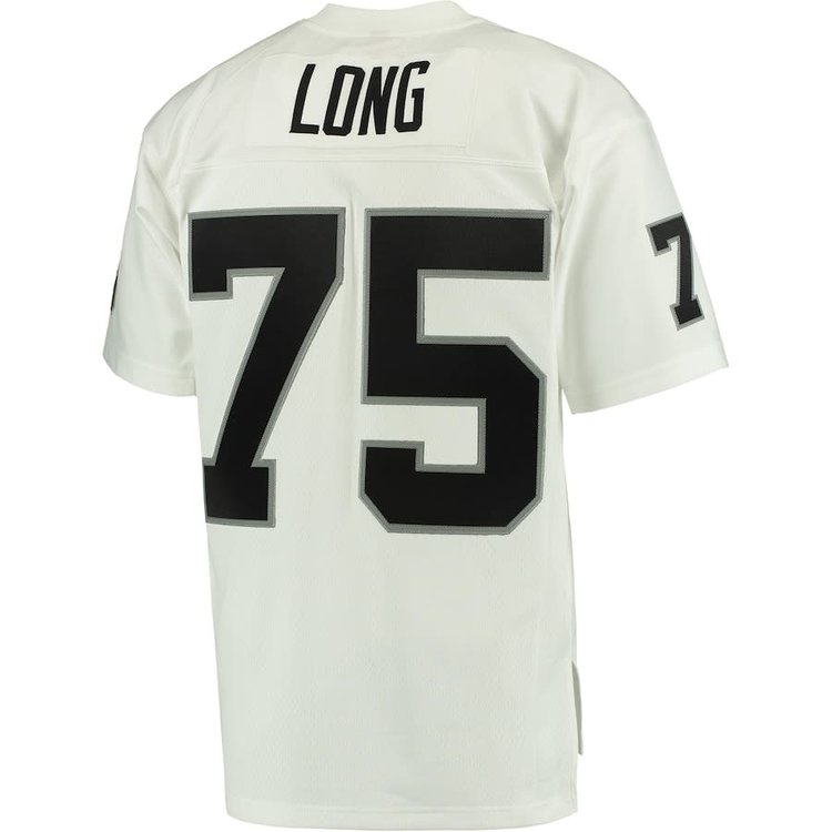 Mitchell and Ness NFL Los Angeles Raiders Men's Mitchell & Ness 1988 Howie Long #75 Jersey White
