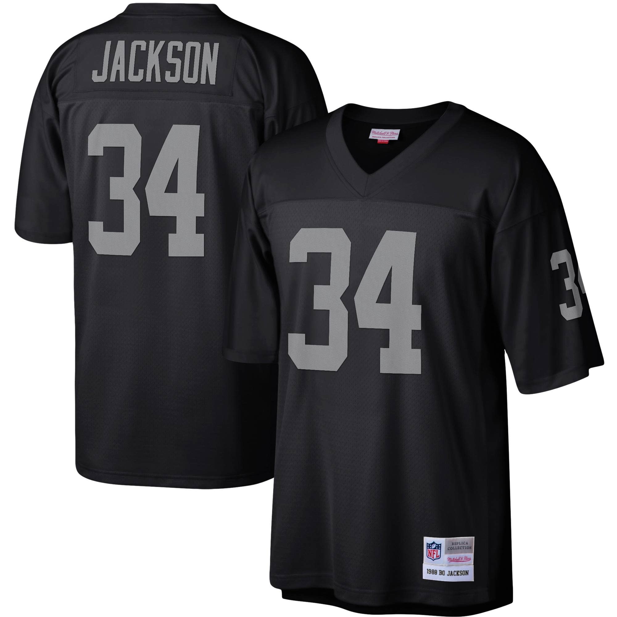 Vintage Mitchell & Ness 1987 Throwback Raiders Bo Jackson