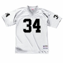 Mitchell and Ness NFL Los Angeles Raiders Men's Mitchell & Ness 1988 Bo Jackson #34 Jersey White