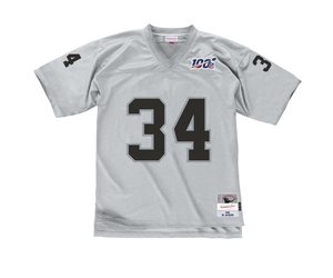 BO JACKSON LOS ANGELS RAIDERS SIGNED AUTO QUALITY MITCHELL & NESS  JERSEY BO # 34