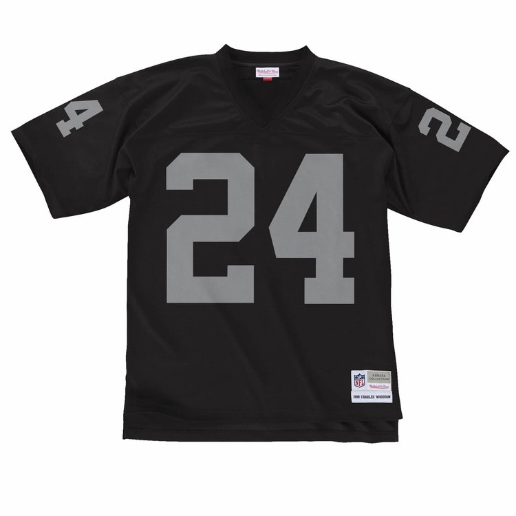 Mitchell and Ness NFL Raiders Men's Mitchell & Ness 1998 Charles Woodson Jersey Black