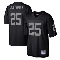 Mitchell and Ness NFL Raiders Men's Mitchell & Ness 1971 Fred Biletnikoff #25 Jersey Black