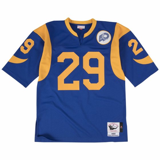 NFL Los Angeles Rams Men's Mitchell & Ness 1999 Marshall Faulk #28 Jersey  Blue - The Locker Room of Downey