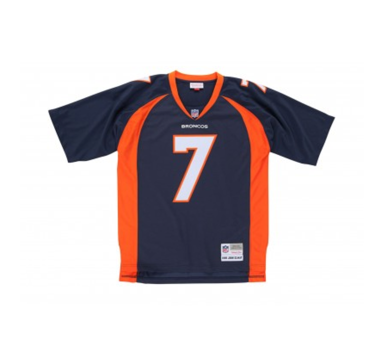 Mitchell and Ness Denver Broncos Men's Mitchell & Ness 1998 John Elway #7 Jersey Navy