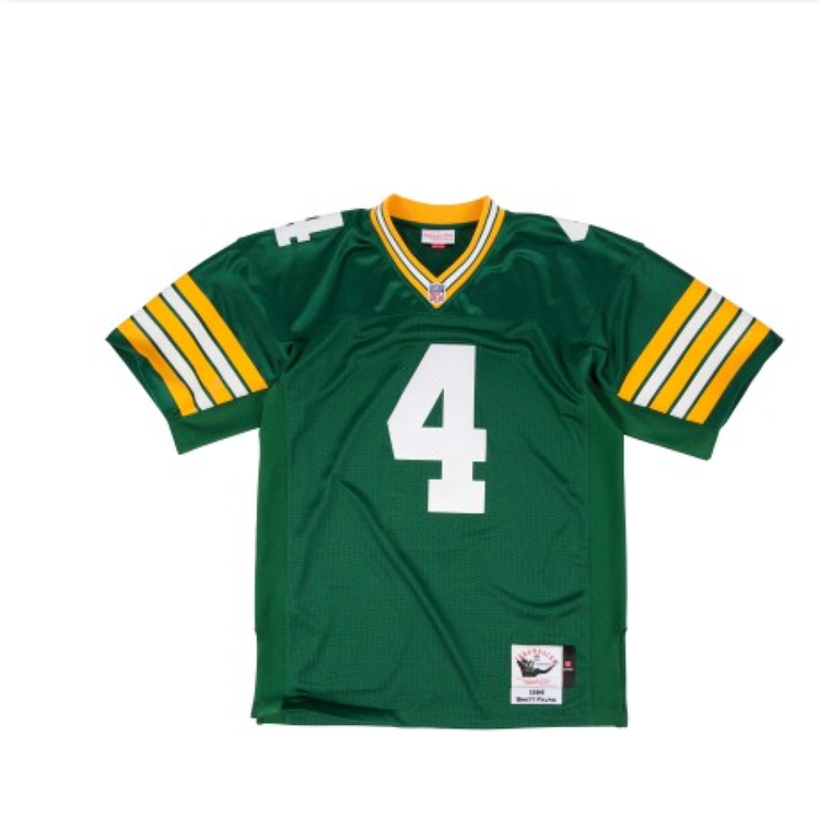 Mitchell and Ness Green Bay Packers Men's Mitchell & Ness 1996 Brett Favre #4 Jersey Green