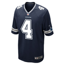 Nike Dallas Cowboys No4 Dak Prescott Navy Men's Stitched NFL Game NFC 2017 Pro Bowl Jersey