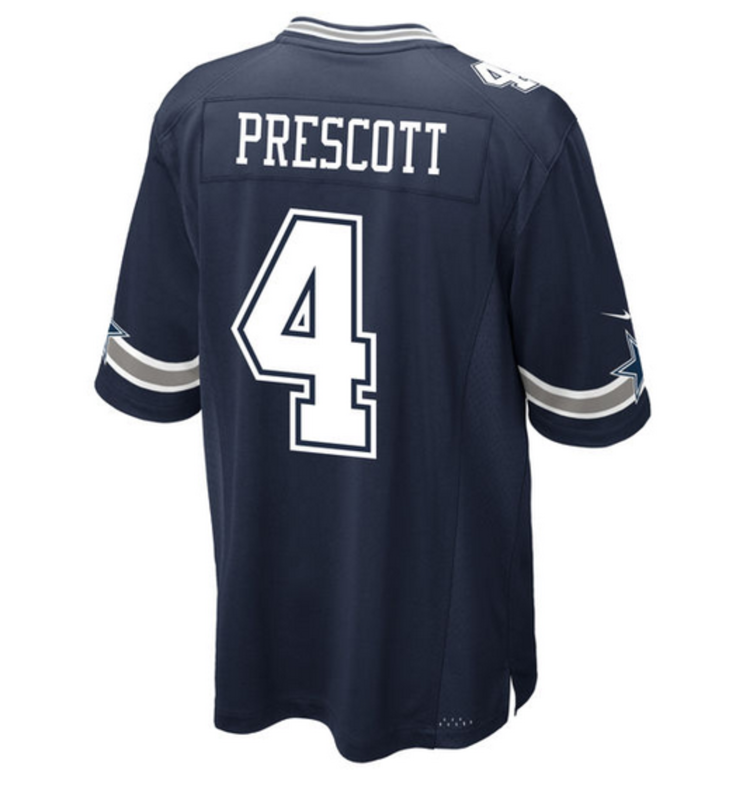 Nike Cowboys Men's Nike Dak Prescott #4 Game Jersey Navy