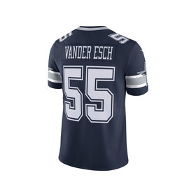 Men's Dallas Cowboys Leighton Vander Esch #55 Navy Limited Jersey