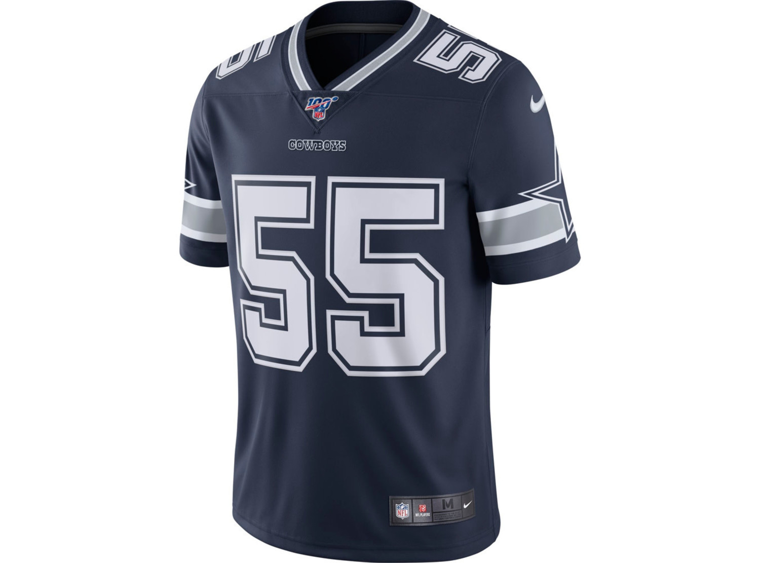 Men's Nike Leighton Vander Esch White Dallas Cowboys Team Game Jersey