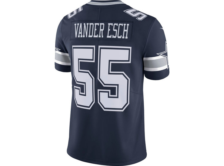 Nike NFL Dallas Cowboys Men's Nike Leighton Vander Esch #55 Limited Stitch Jersey Navy