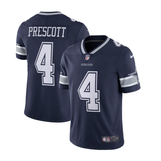 Nike NFL Dallas Cowboys M 2018 Salute To Service Prescott #4 Jersey