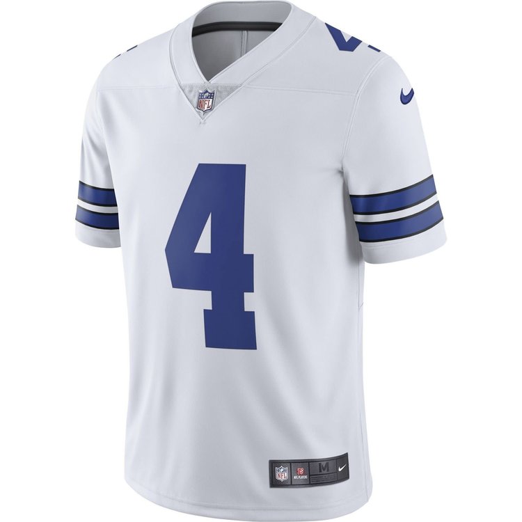 Nike NFL Dallas Cowboys Men's Nike Dak Prescott #4 Limited Jersey White
