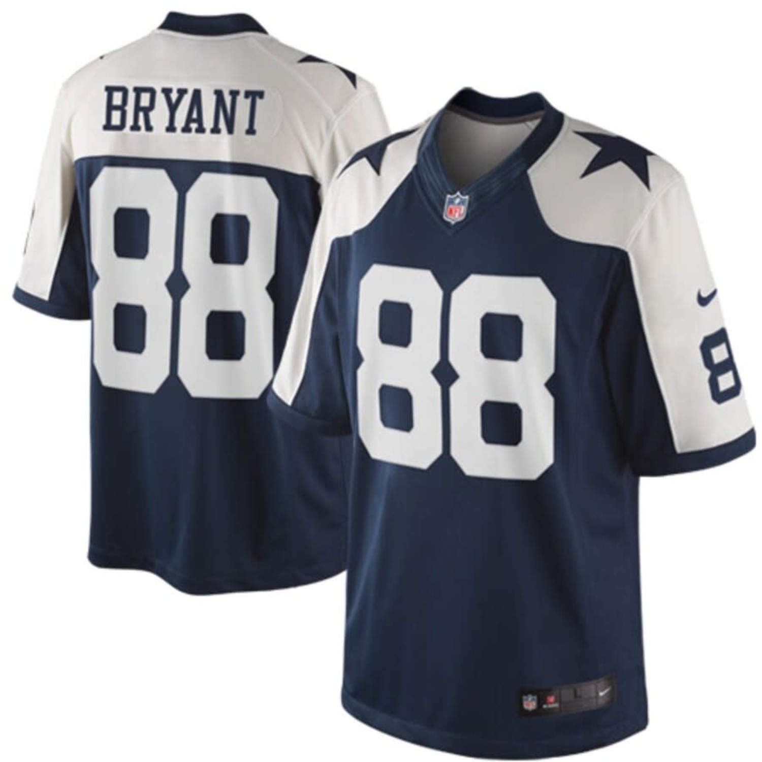 Nike NFL Dallas Cowboys M Nike Dez Bryant #88 Limited Jersey Throwback  Navy/White M