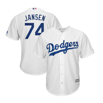 Majestic LA Dodgers M White Jansen