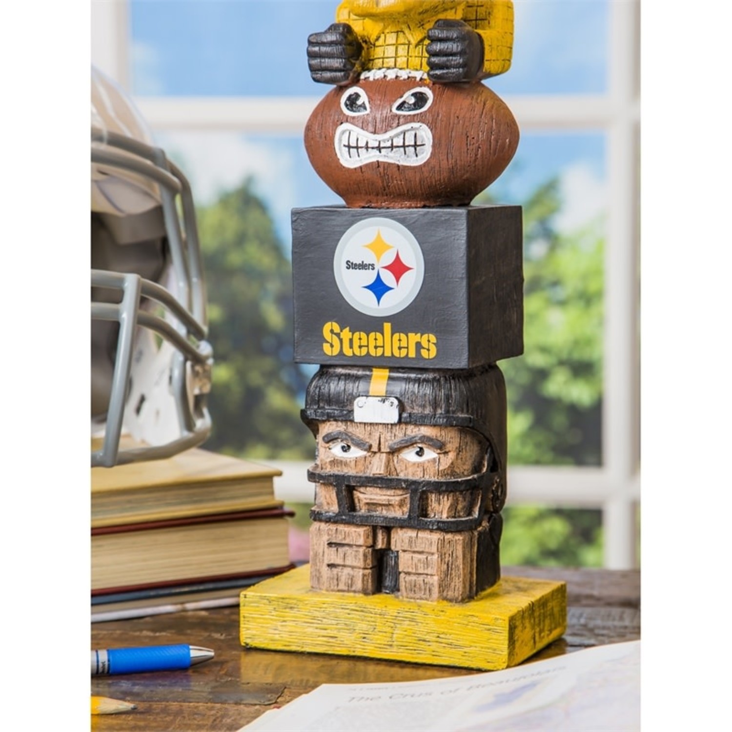 NFL Pittsburgh Steelers Mascot Statue Ornament - The Locker Room of Downey