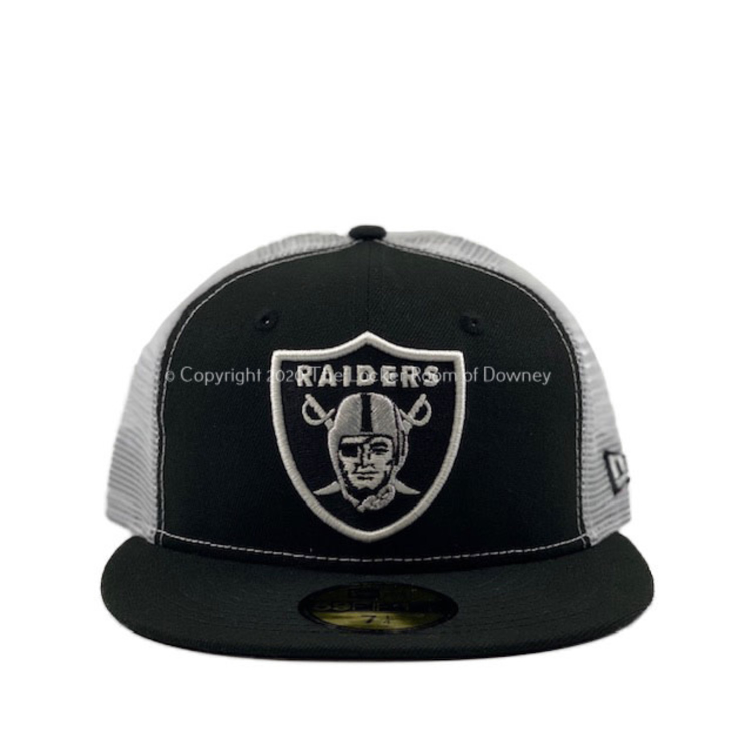 Raiders C Black Mesh 950 - The Locker Room of Downey