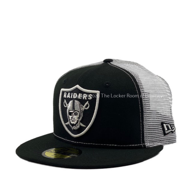 New Era Raiders C White Mesh Shield