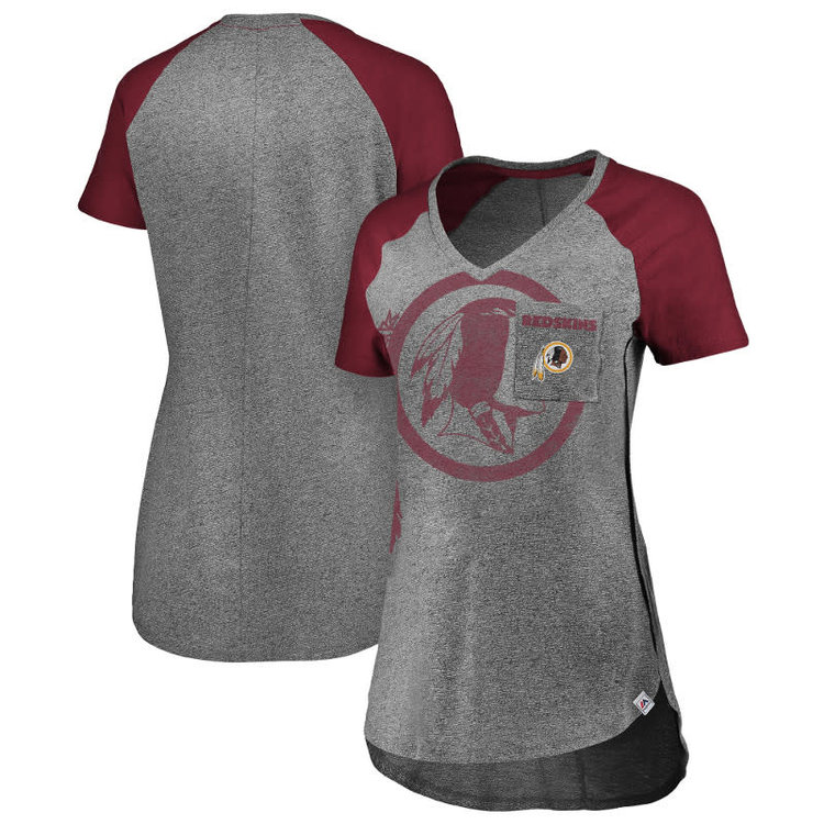 Majestic Redskins W Static Pocket Tee