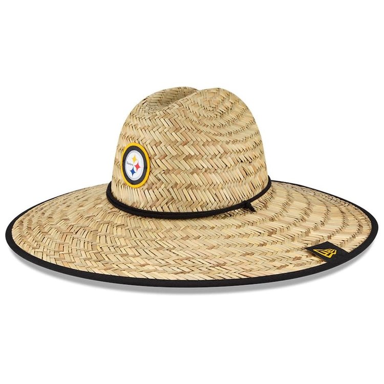 New Era NFL Steelers Summer Sideline Straw Hat