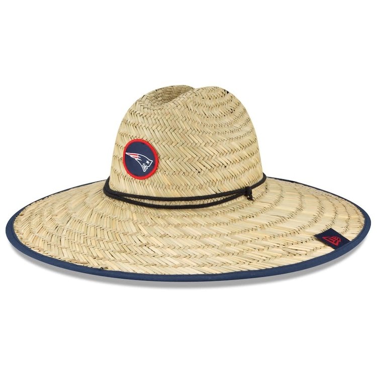 New Era NFL Patriots Summer Sideline Straw Hat