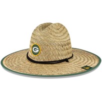 New Era NFL Packers Summer Sideline Straw Hat