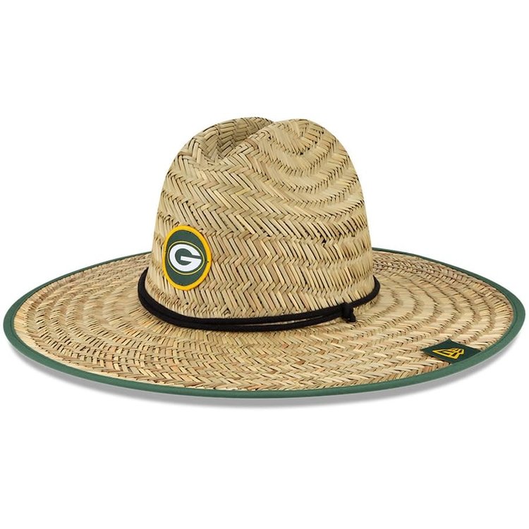 New Era NFL Packers Summer Sideline Straw Hat