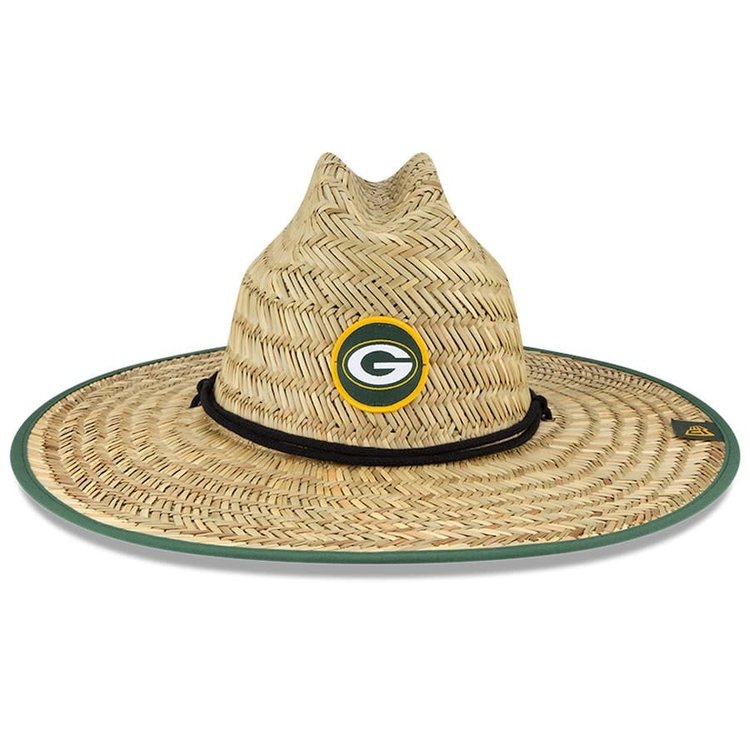 New Era NFL Packers Summer Sideline Straw Hat