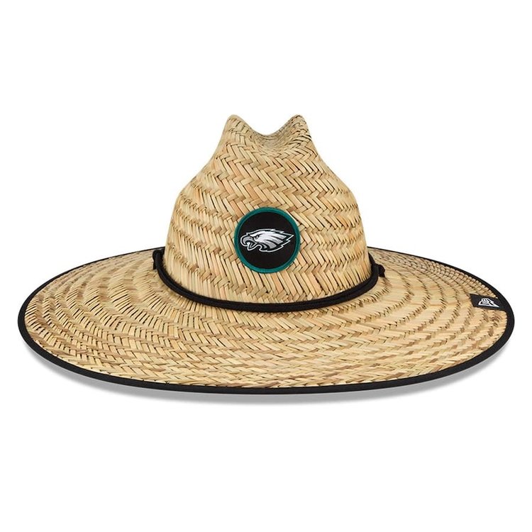 New Era NFL Eagles Summer Sideline Straw Hat