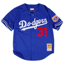 Vtg Rare MLB Los Angeles Dodgers #31 Piazza Mirage Baseball Jersey