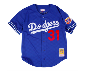 Mesh BP Jersey Los Angeles Dodgers 1997 Mike Piazza - Shop Mitchell & Ness  Shirts and Apparel Mitchell & Ness Nostalgia Co.