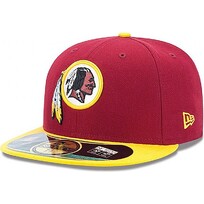 New Era Washington Redskins New Era  Onfield Fitted  Burgundy/Gold