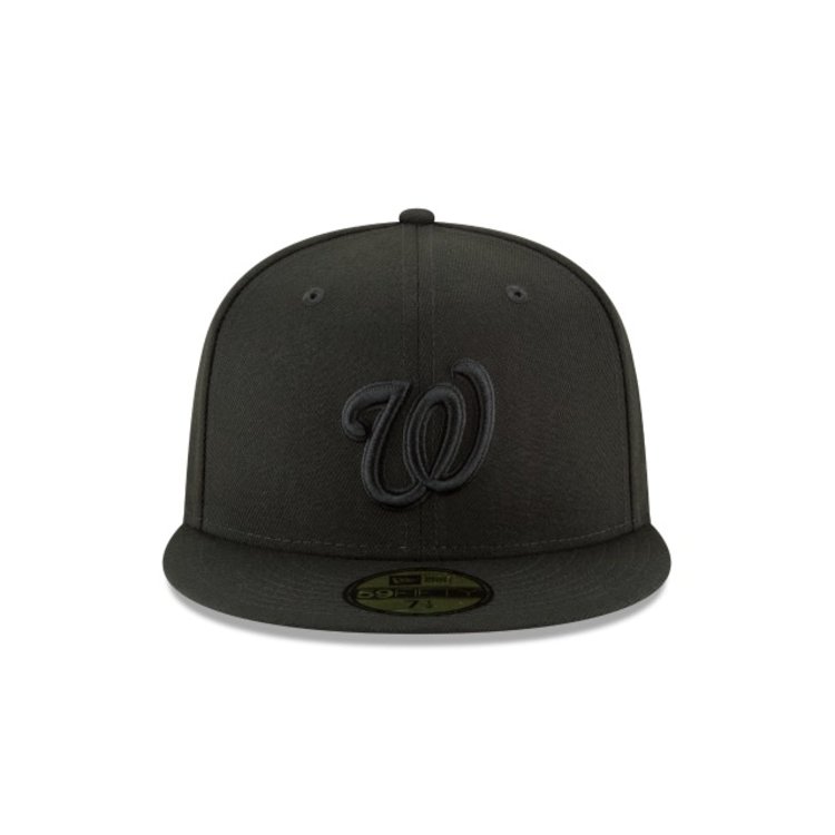 New Era Nationals Black Black GrUV
