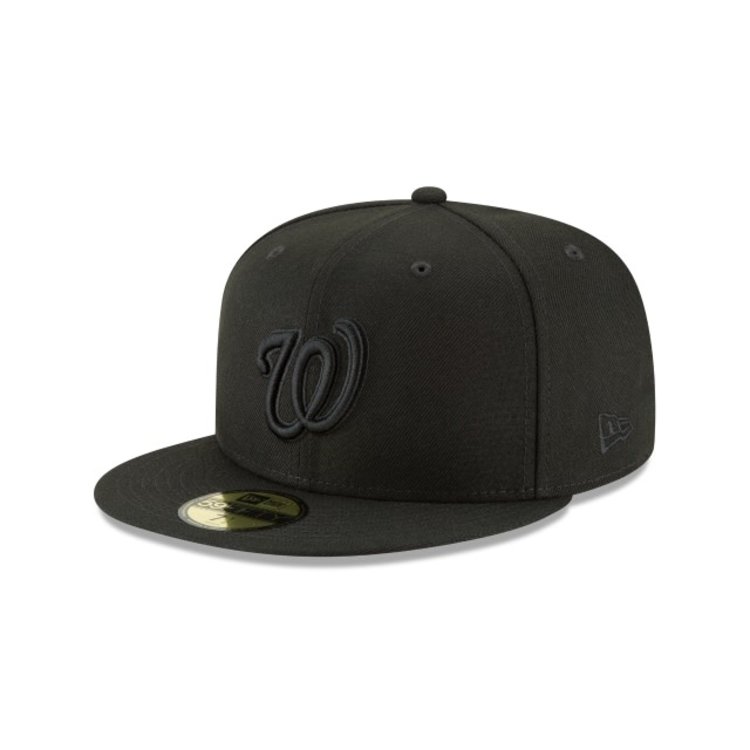 New Era Nationals Black Black GrUV