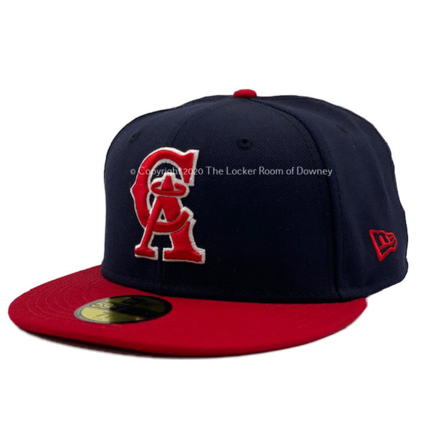 California Angels COOPERPACK Red-Navy Fitted Hat by New Era