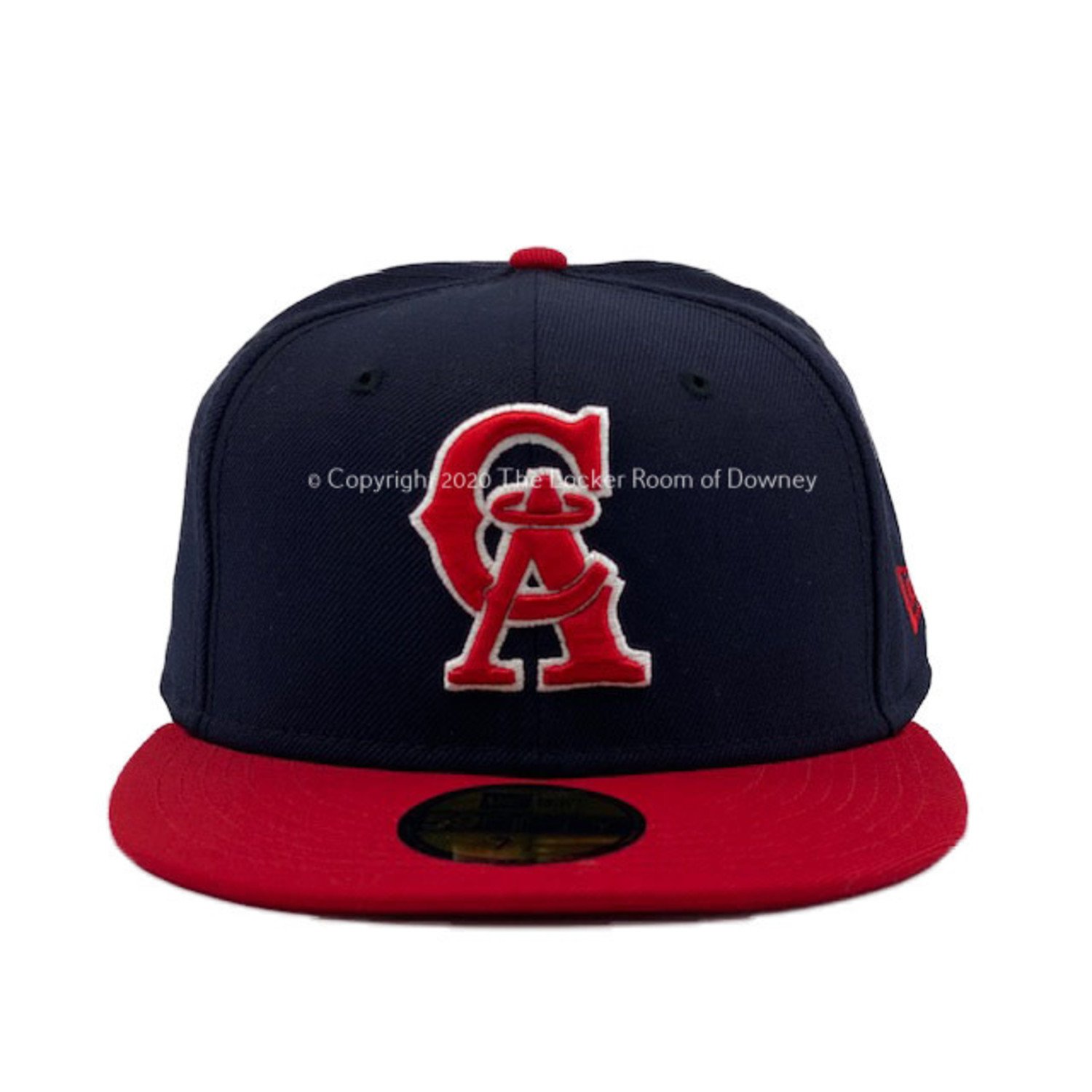 California Angels COOPERPACK Red-Navy Fitted Hat by New Era