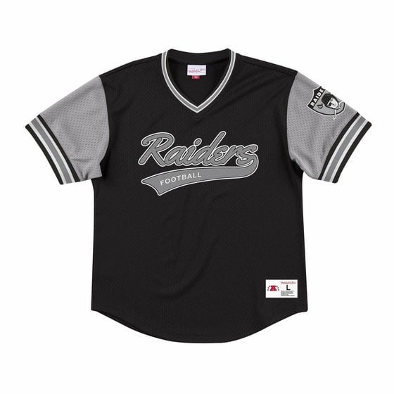 Product Detail  MITCHELL & NESS JIM PLUNKETT 1980 LEGACY JERSEY - Black -  XS