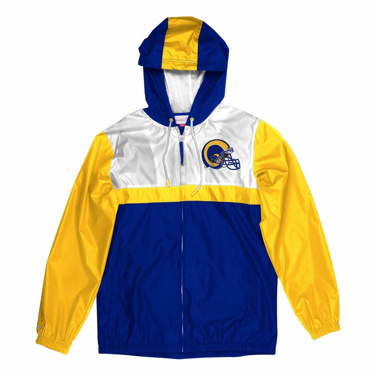 Mitchell and Ness NFL LA Rams Mitchell & Ness Margin of Victory Windbreaker