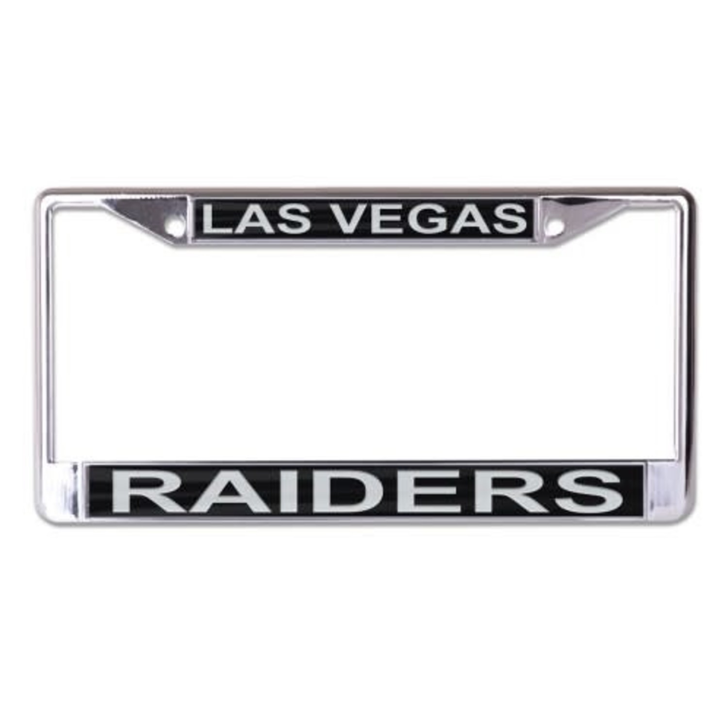 Las Vegas Raiders License Crystal Sport Silver Frame Sparkle 