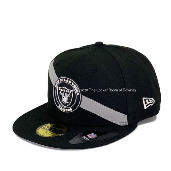 Las Vegas Raiders New Era NFL 100 Sideline Team Skull Cap - Black