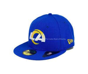 LA Rams New Era Skull Logo Fitted 5950 Navy - The Locker Room of Downey