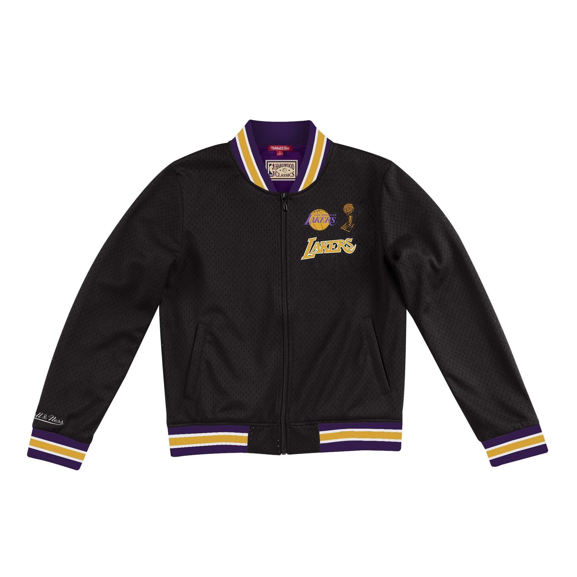 Lakers Mitchell & Ness 20 Women's Mesh Jacket Black