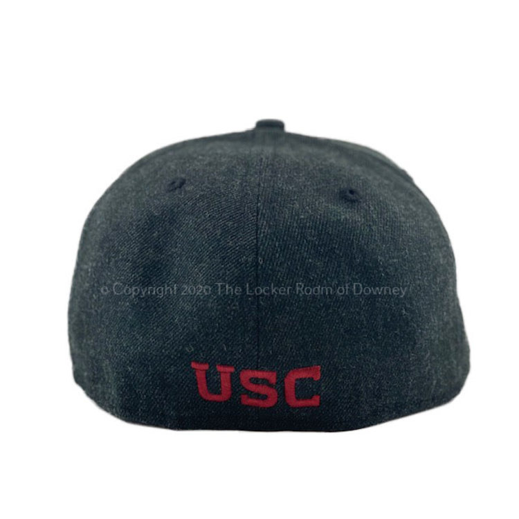New Era USC Trojans Heather Black