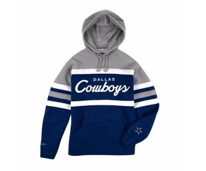 Mitchell & Ness - Men - Dallas Cowboys Hockey Hoodie - Navy L