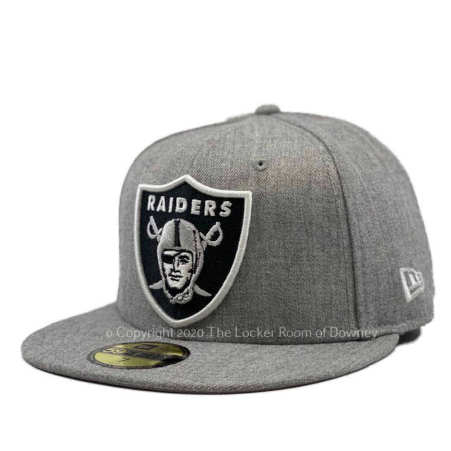 New Era Raiders C Heather Gray Big Logo