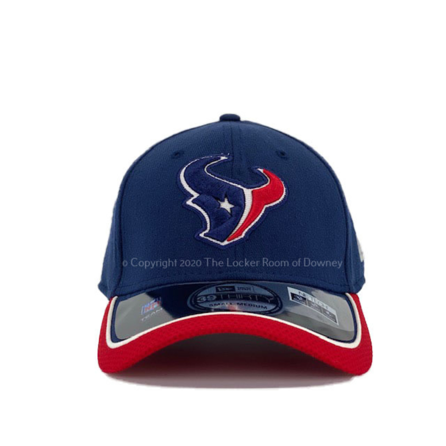 Houston Texans New Era 39thirty Fitted Hat Unisex Navy/Black New