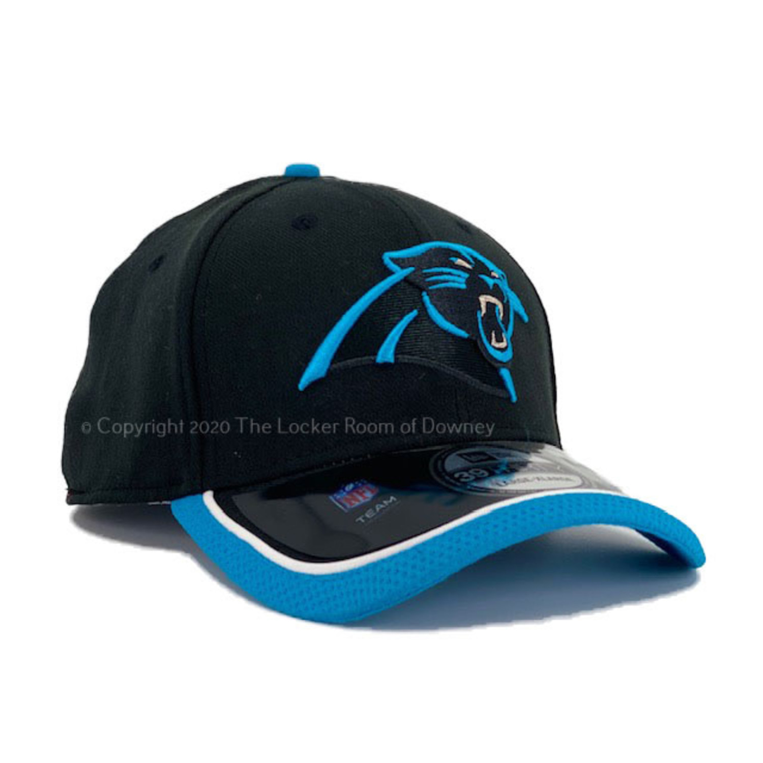 New era NFL Team Logo Carolina Panthers Hoodie Black